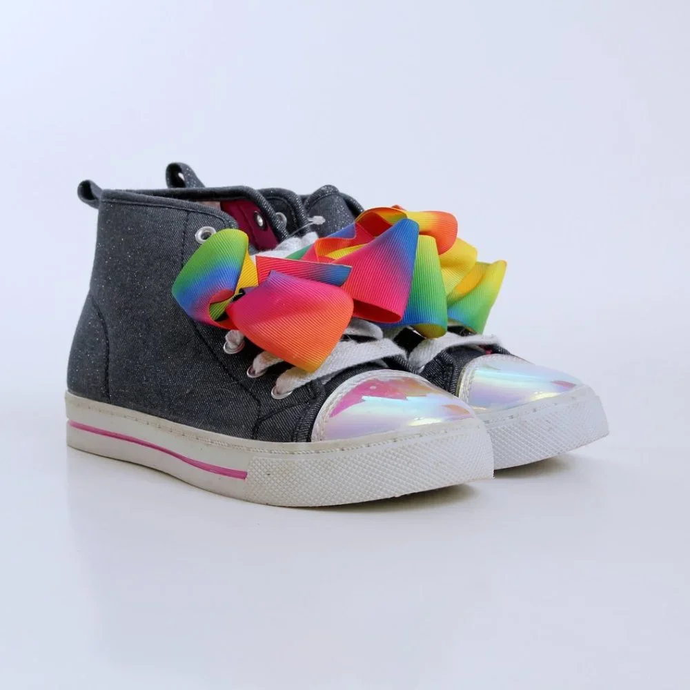 NWT Jojo Siwa Denim Hightop Sneakers